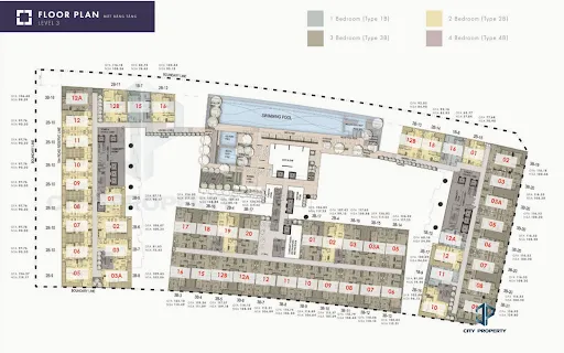 mặt bằng mua bán căn hộ the metropole