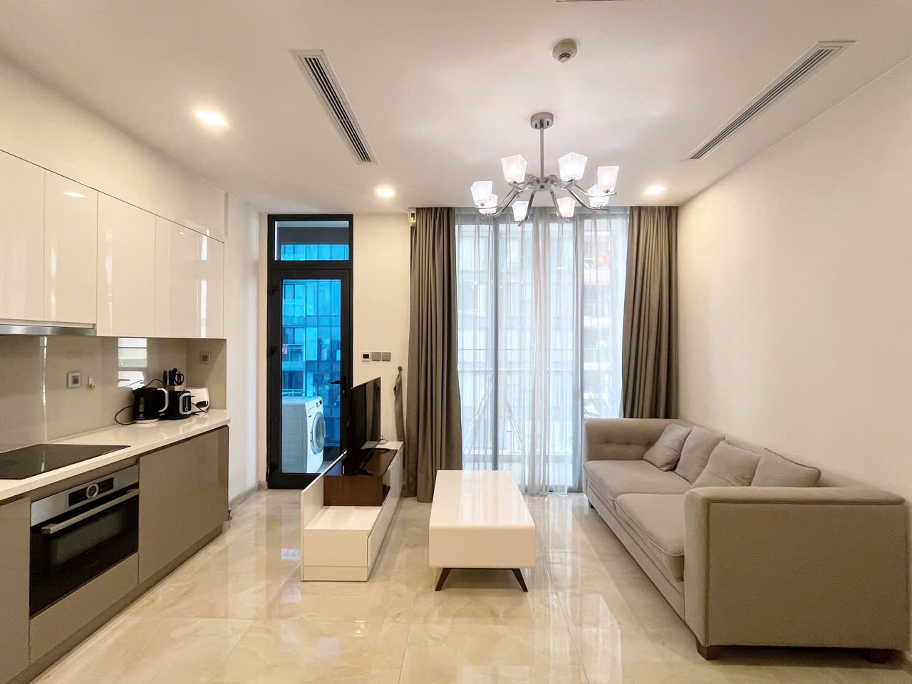 Căn Hộ Vinhomes Bason 1 Phòng Ngủ Diện Tích 46.8m