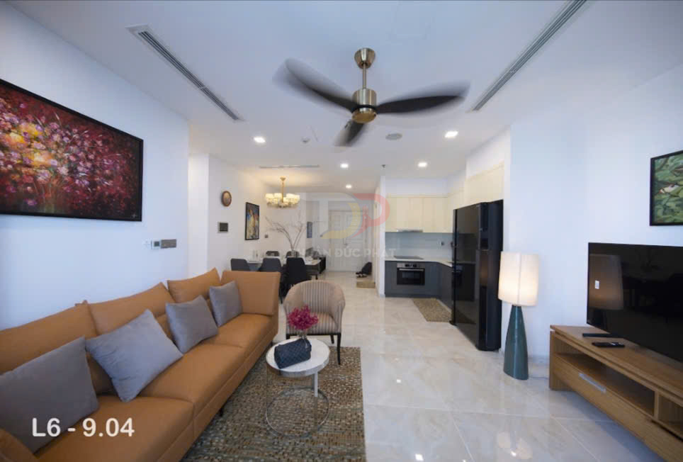 Bán căn hộ Lux 6 Vinhomes Golden River 2 phòng ngủ full nội thất view xéo sông và Thảo Cầm Viên