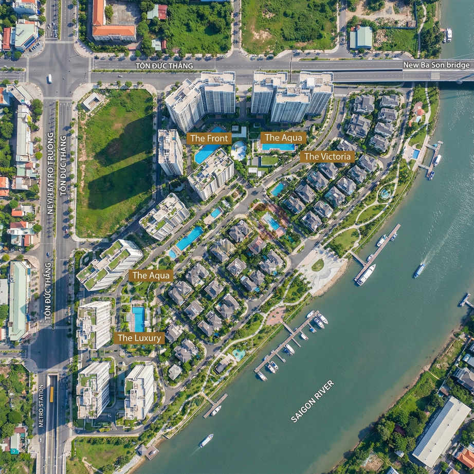 Mặt bằng tổng thể Vinhomes Golden River Ba Son cập nhật mới nhất