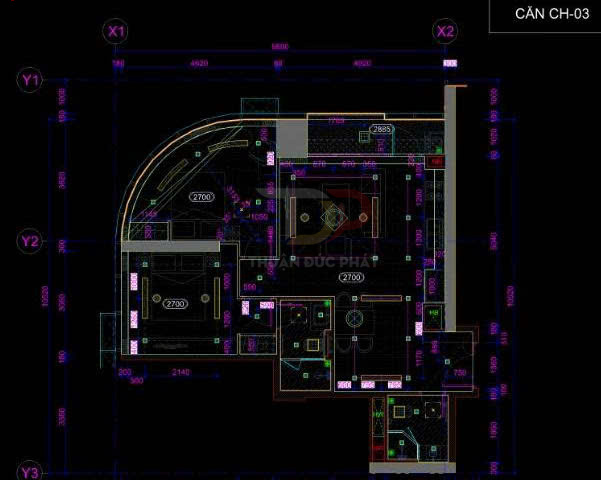 Cho thuê căn hộ Vinhomes Golden River Aqua 3 full nội thất 2 phòng ngủ view Landmark 81 giá 39 triệu