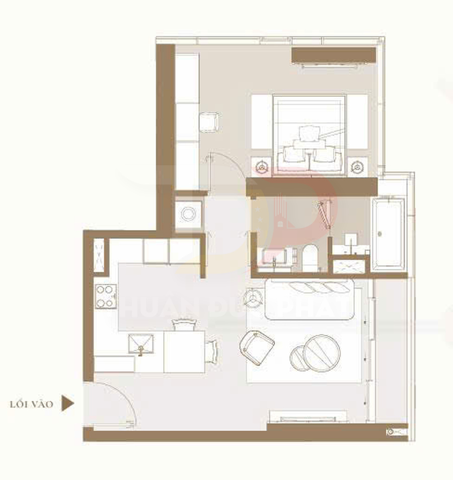 Cho thuê căn hộ Grand Marina Saigon Lake 5 1 Phòng Ngủ View Sông Sài Gòn Giá 60 Triệu Mỗi Tháng