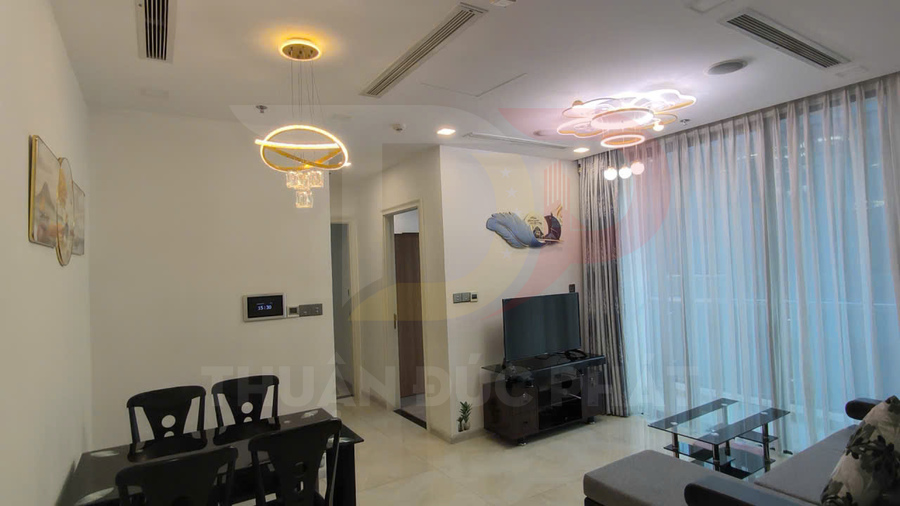 Cho thuê căn hộ Aqua 2 Vinhomes Golden River 68,6 m², 2 phòng ngủ, giá 28 triệu đồng mỗi tháng