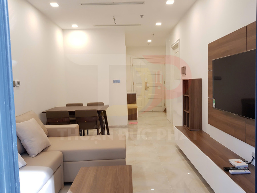 Cho thuê căn hộ Vinhomes Golden River Aqua 1 một phòng ngủ 60 mét vuông full nội thất view xéo sông và Thảo Cầm Viên