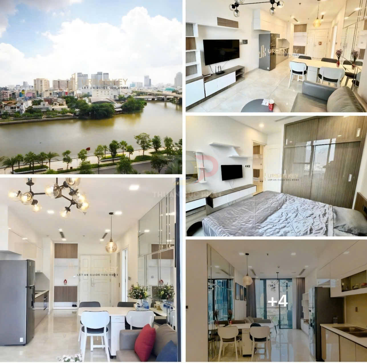Cho thuê căn hộ Vinhomes Golden River Aqua 3 full nội thất 1 phòng ngủ view sông nội khu thành phố giá 23 triệu net