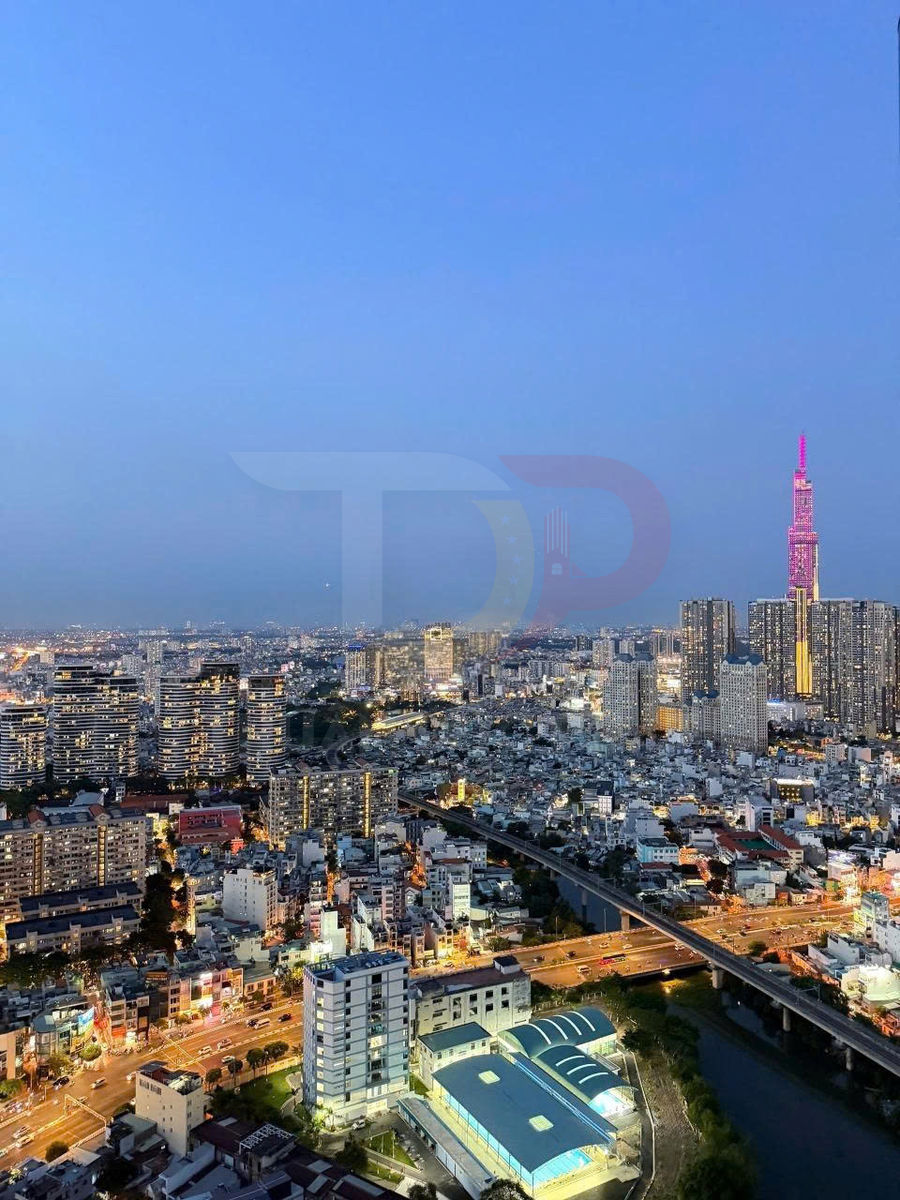 Cho Thuê Căn Hộ Vinhomes Golden River Tòa Aqua 1 Hai Phòng Ngủ Tầm Nhìn Landmark 81