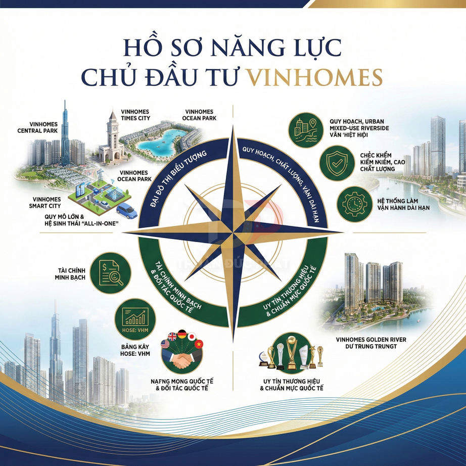 Hồ sơ năng lực chủ đầu tư Vinhomes với các dự án bất động sản cao cấp và tiện ích hiện đại