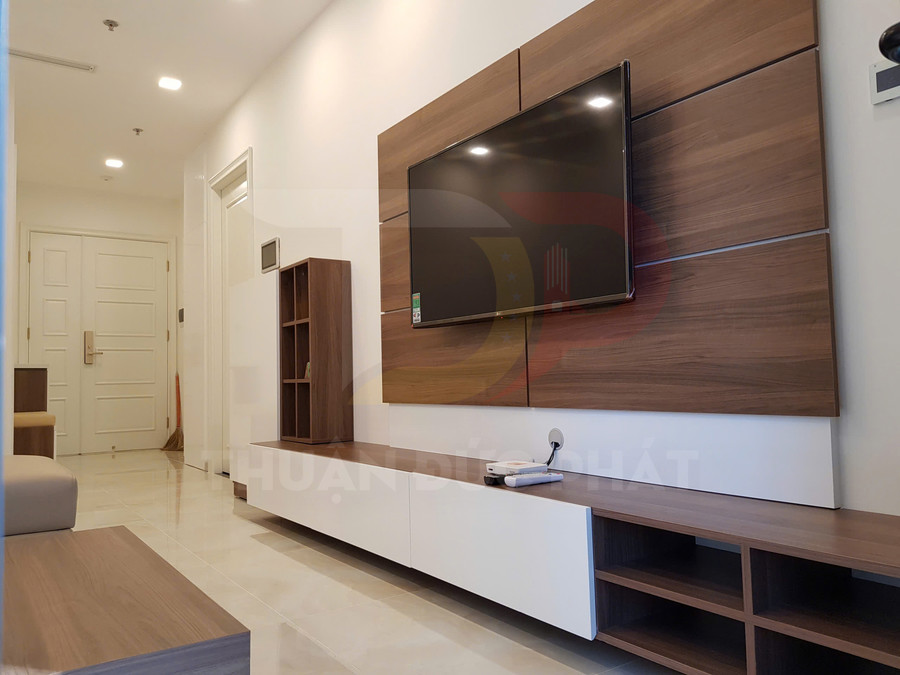 Cho thuê căn hộ Vinhomes Golden River Aqua 1 một phòng ngủ 60 mét vuông full nội thất view xéo sông và Thảo Cầm Viên