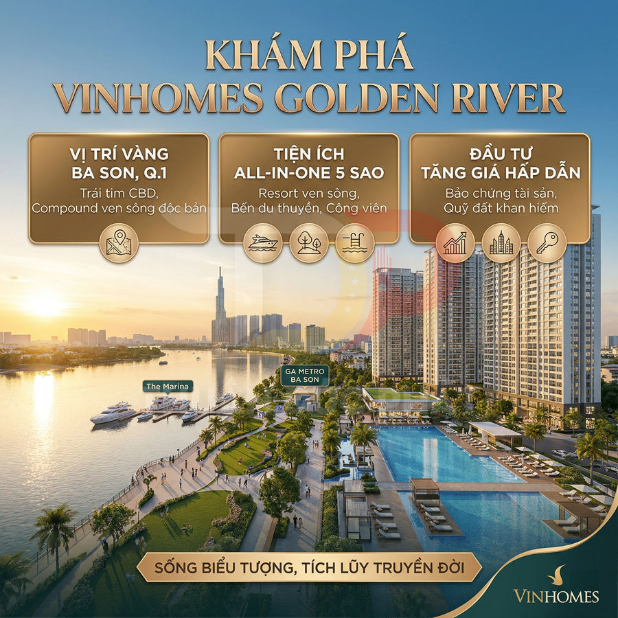 Ưu điểm nổi bật của Vinhomes Golden River là gì?