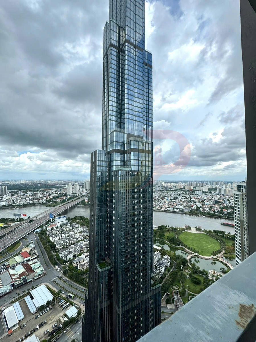 Cho thuê căn hộ 1 phòng ngủ Landmark 2 Vinhomes Central Park 54.4m2, nội thất sang trọng, giá 24 triệu net
