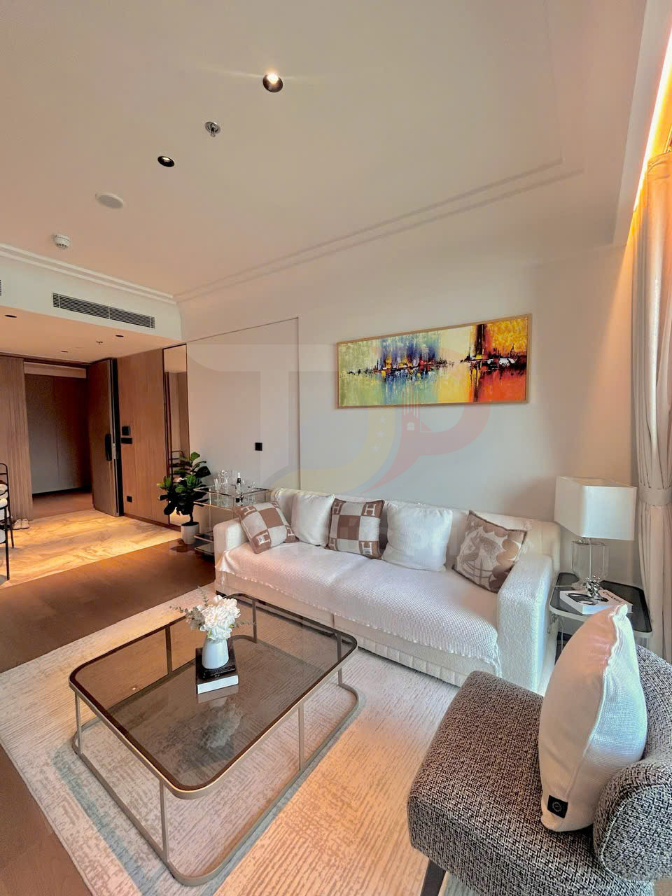 Cho thuê căn hộ Grand Marina Saigon tòa Sea 2 phòng ngủ 92 mét vuông view sông giá 80 triệu đồng