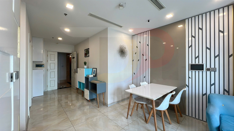 Cho thuê căn hộ Vinhomes Golden River Aqua 4 2 phòng ngủ 69,6 mét vuông view trực diện Landmark 81 giá 28 triệu