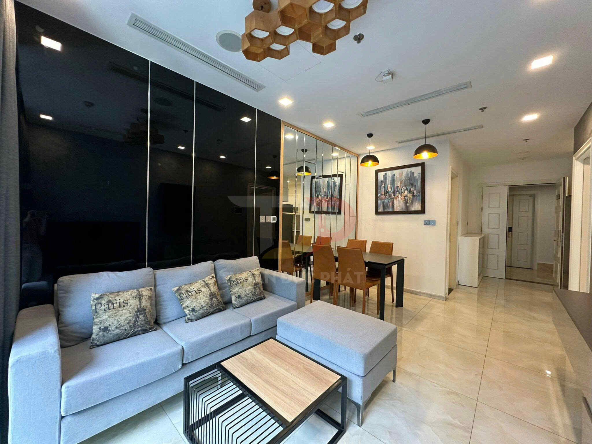 Cho thuê căn hộ Vinhomes Golden River Aqua 1 một phòng ngủ full nội thất view xéo sông và công viên giá 22 triệu NET