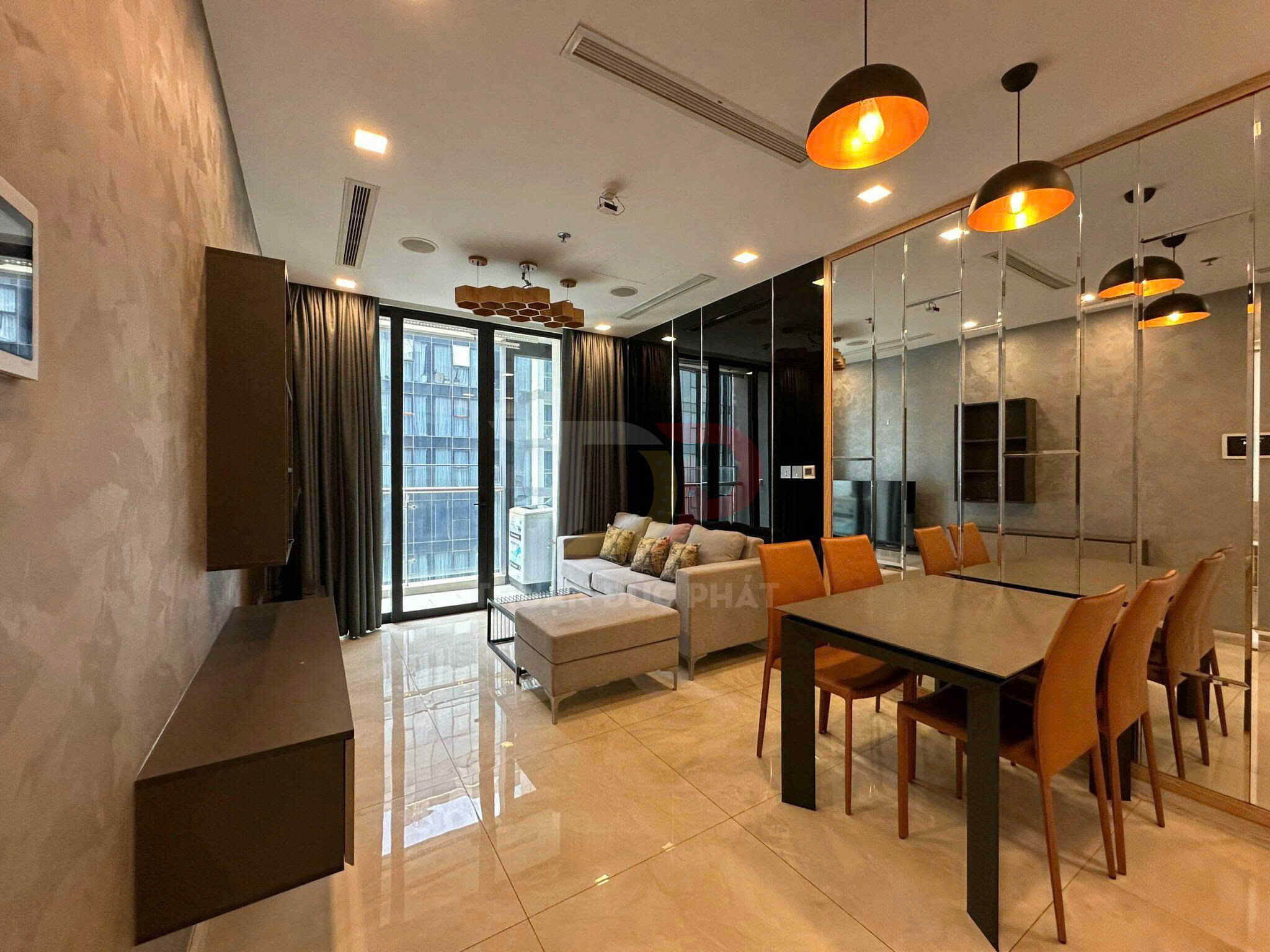Cho thuê căn hộ Vinhomes Golden River Aqua 1 một phòng ngủ full nội thất view xéo sông và công viên giá 22 triệu NET