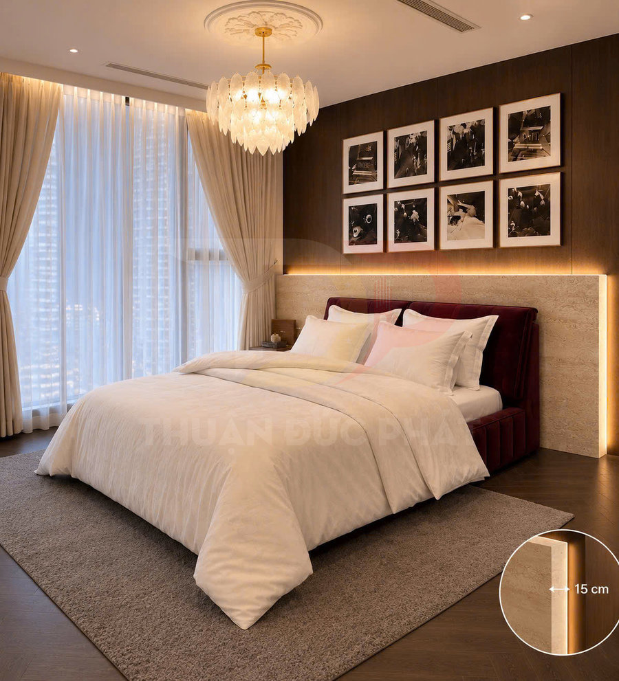 Cho thuê căn hộ Aqua 3 vòng cung Vinhomes Golden River 121,4 mét vuông nội thất siêu cao cấp