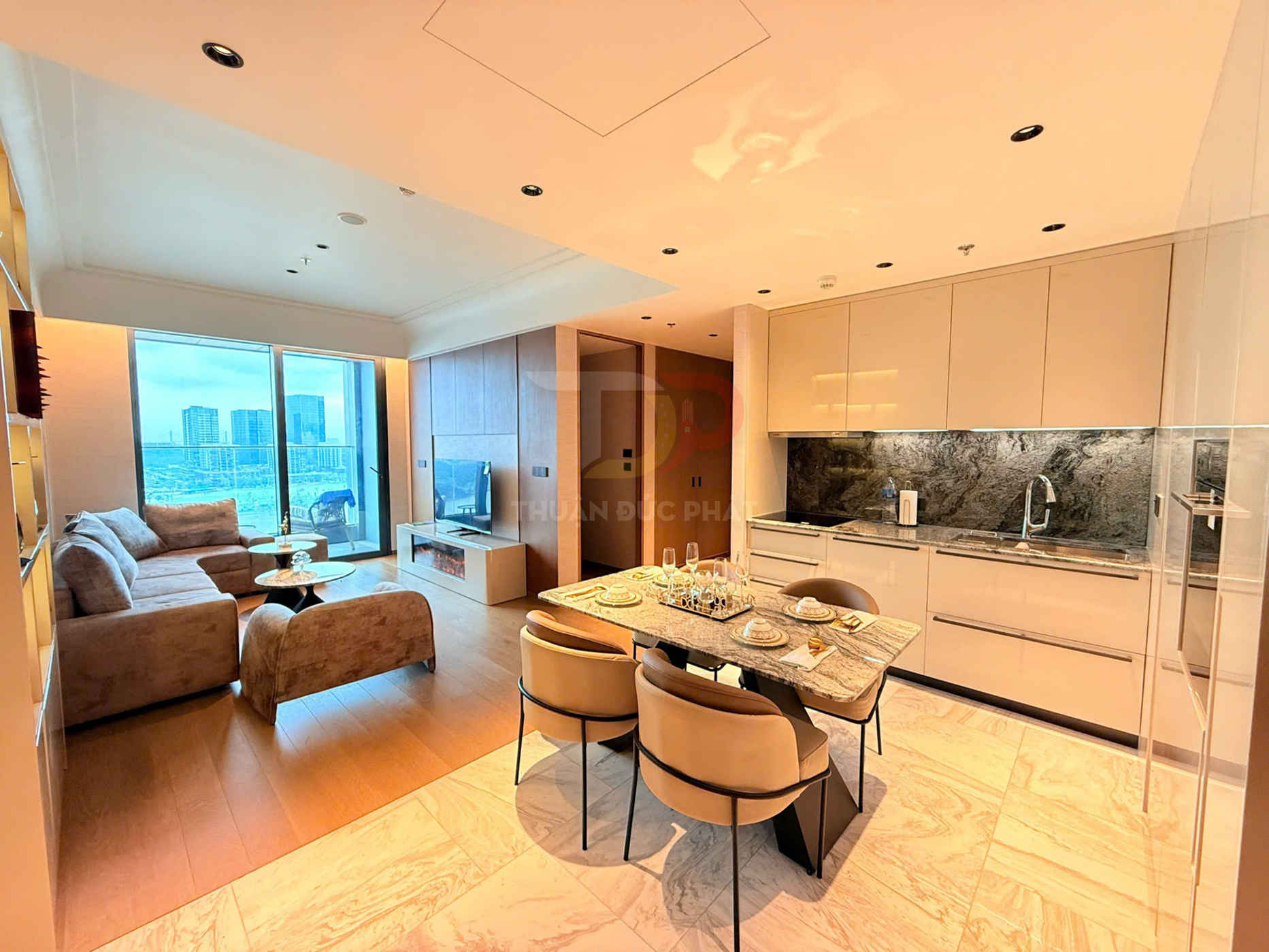 Cho Thuê Căn Hộ Grand Marina Saigon SEA 2 Phòng Ngủ 2 Phòng Vệ Sinh View Trực Diện Sông Sài Gòn Giá 95 Triệu Tháng