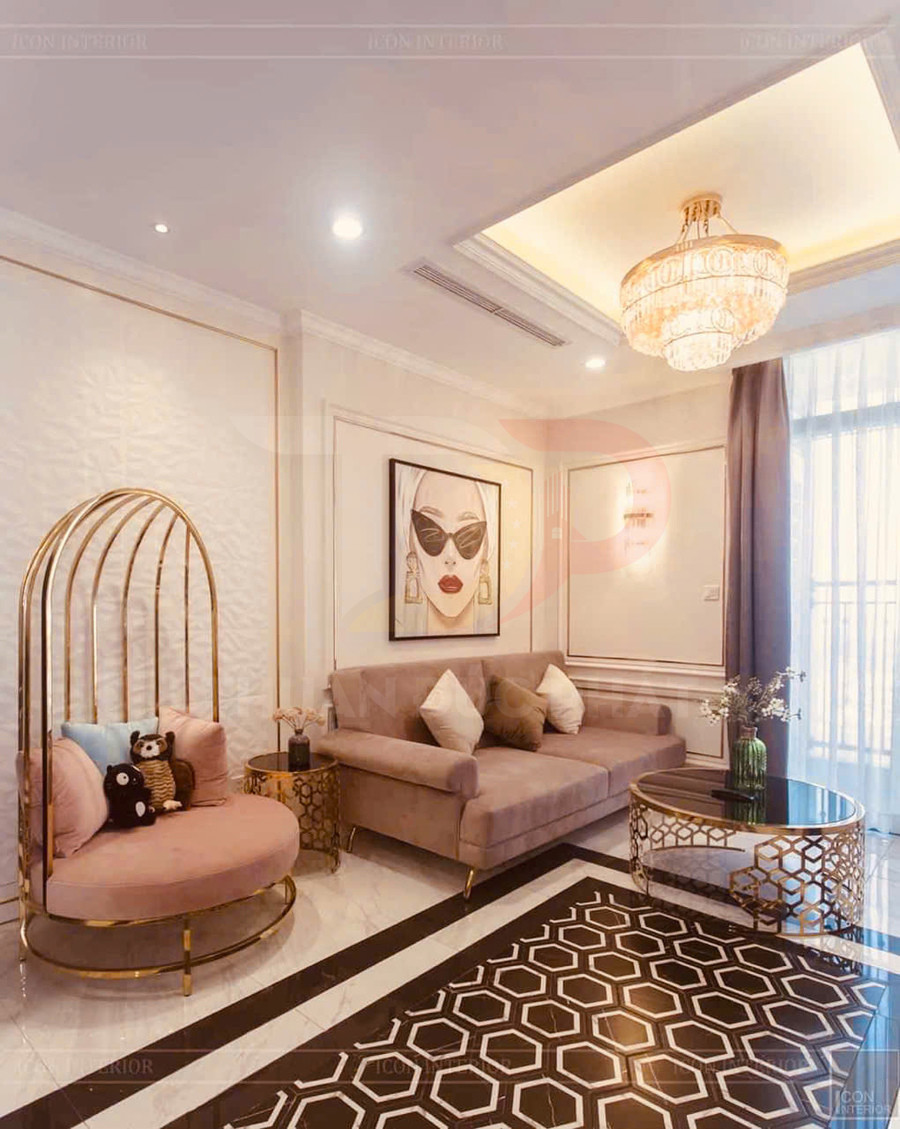 Cho thuê căn hộ 1 phòng ngủ Landmark 2 Vinhomes Central Park 54.4m2, nội thất sang trọng, giá 24 triệu net