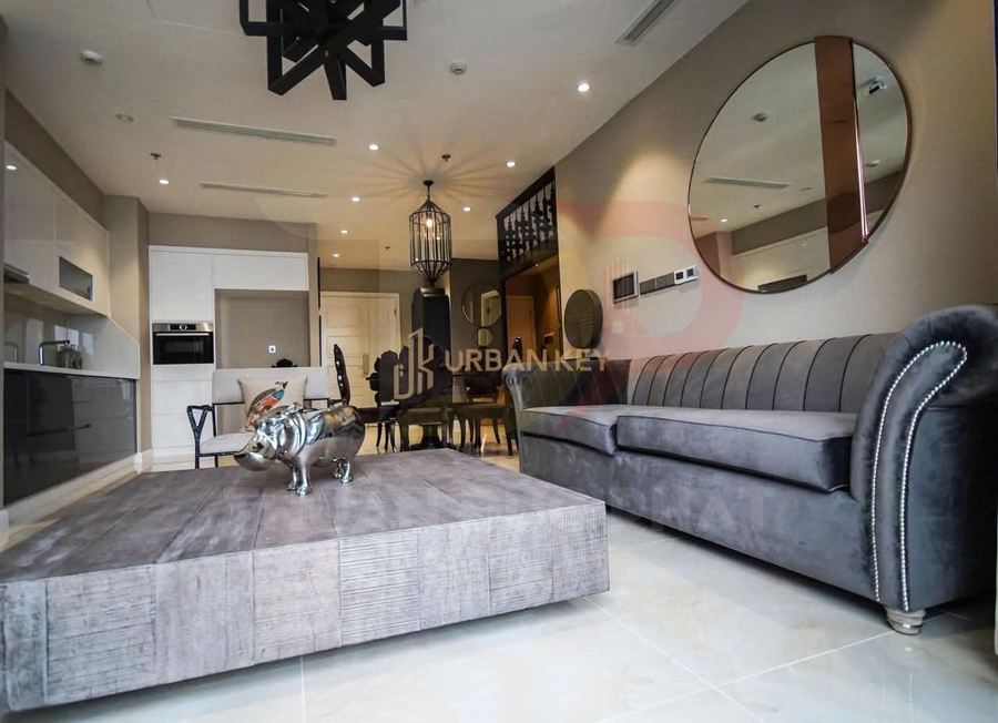 Cho thuê căn hộ Aqua 3 Vinhomes Golden River 90 mét vuông, 2 phòng ngủ, giá 40 triệu đồng