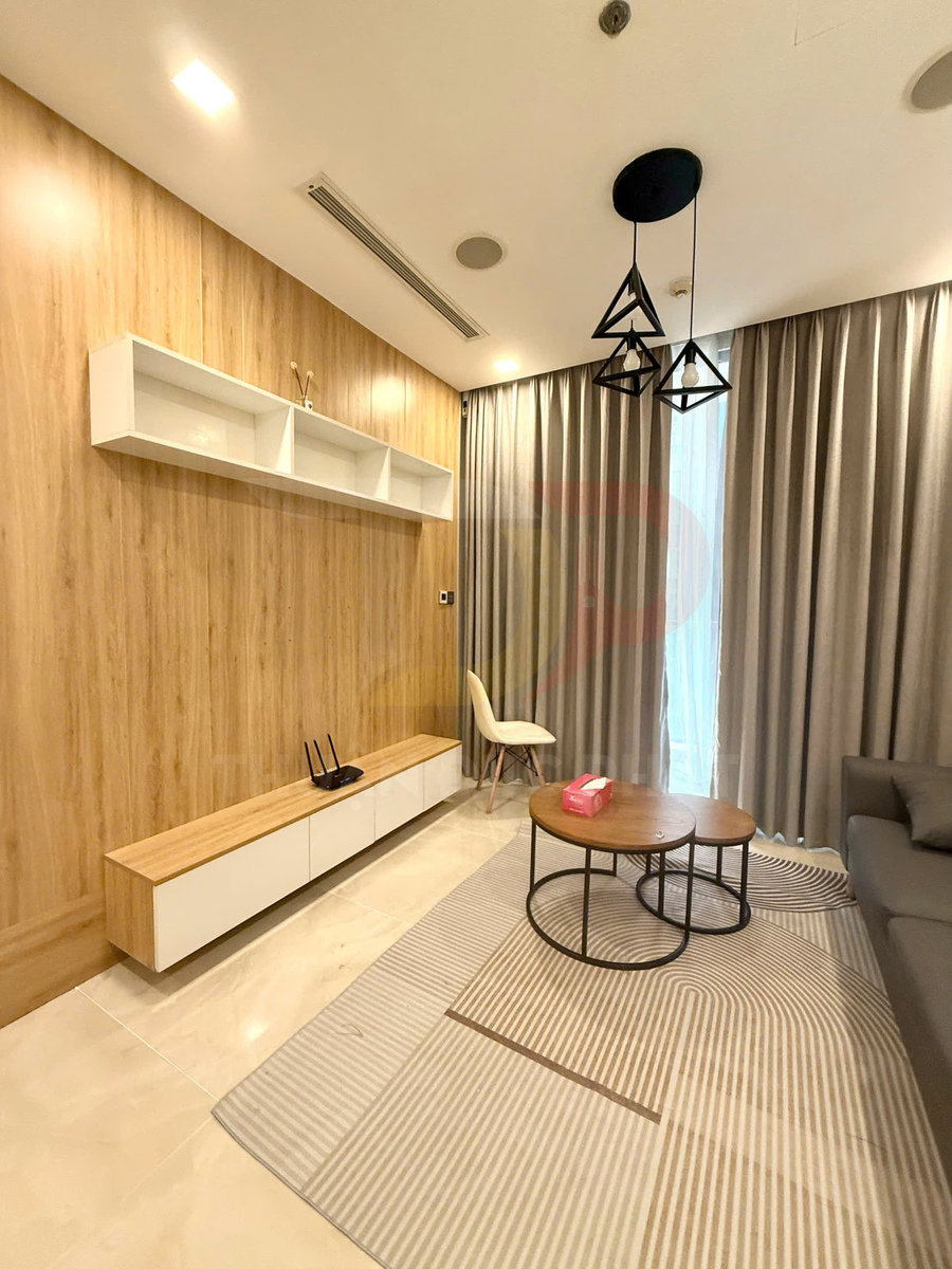 Cho thuê căn hộ Vinhomes Golden River Aqua 1 diện tích 50 mét vuông, 1 phòng ngủ, đầy đủ nội thất giá 23 triệu đồng