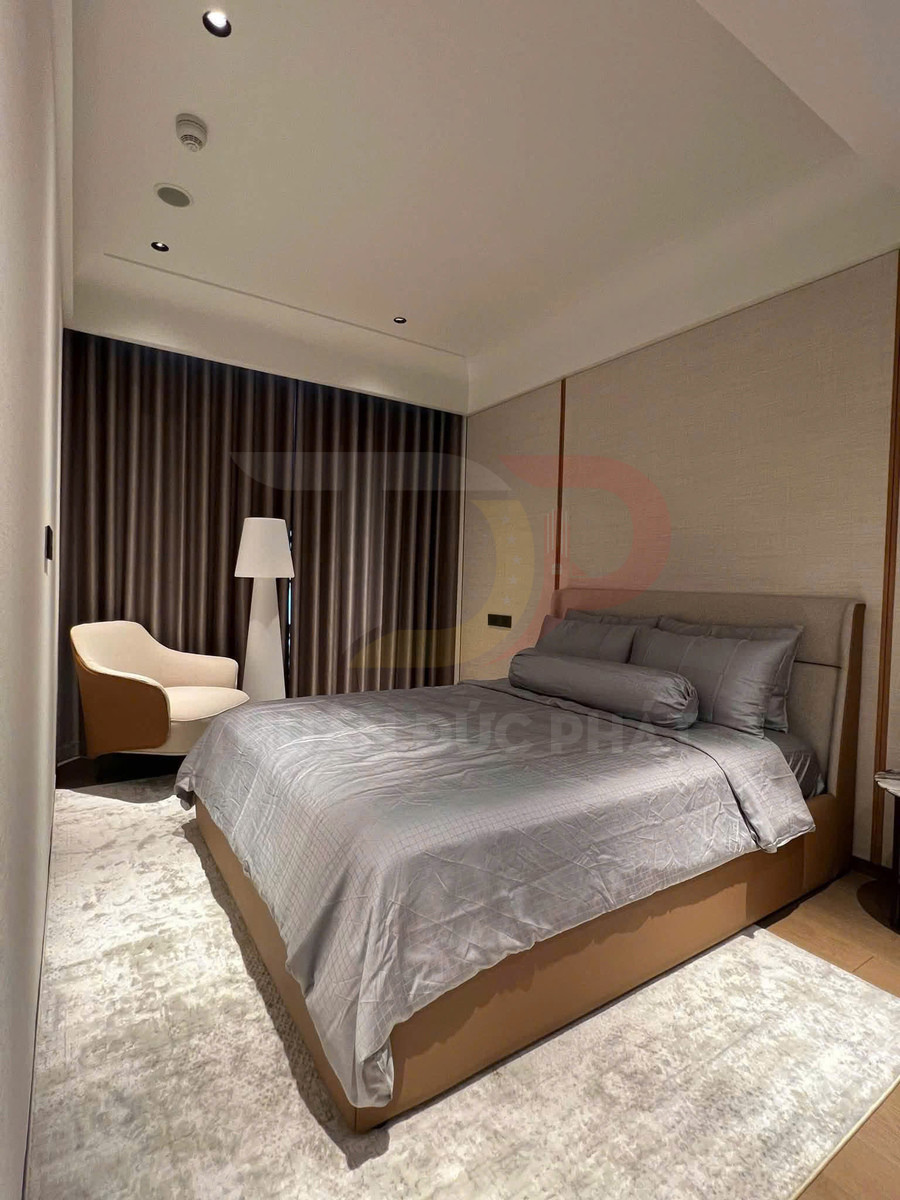 Cho thuê căn hộ Grand Marina Sài Gòn tòa Sea 3 phòng ngủ 150m² full nội thất, tầng cao view sông