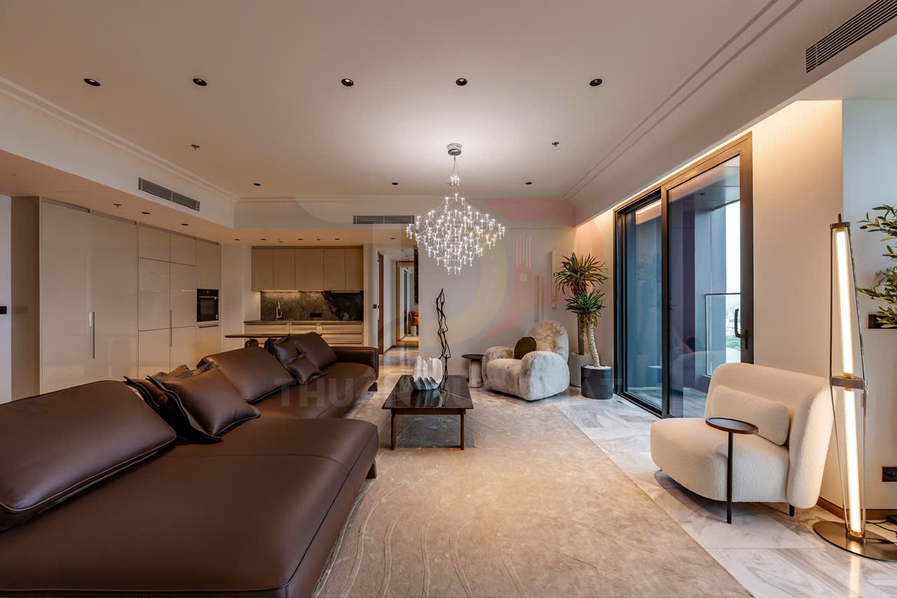 Bán căn hộ Grand Marina Sài Gòn 237m² giá 170 tỷ, không gian rộng và tầm nhìn sông