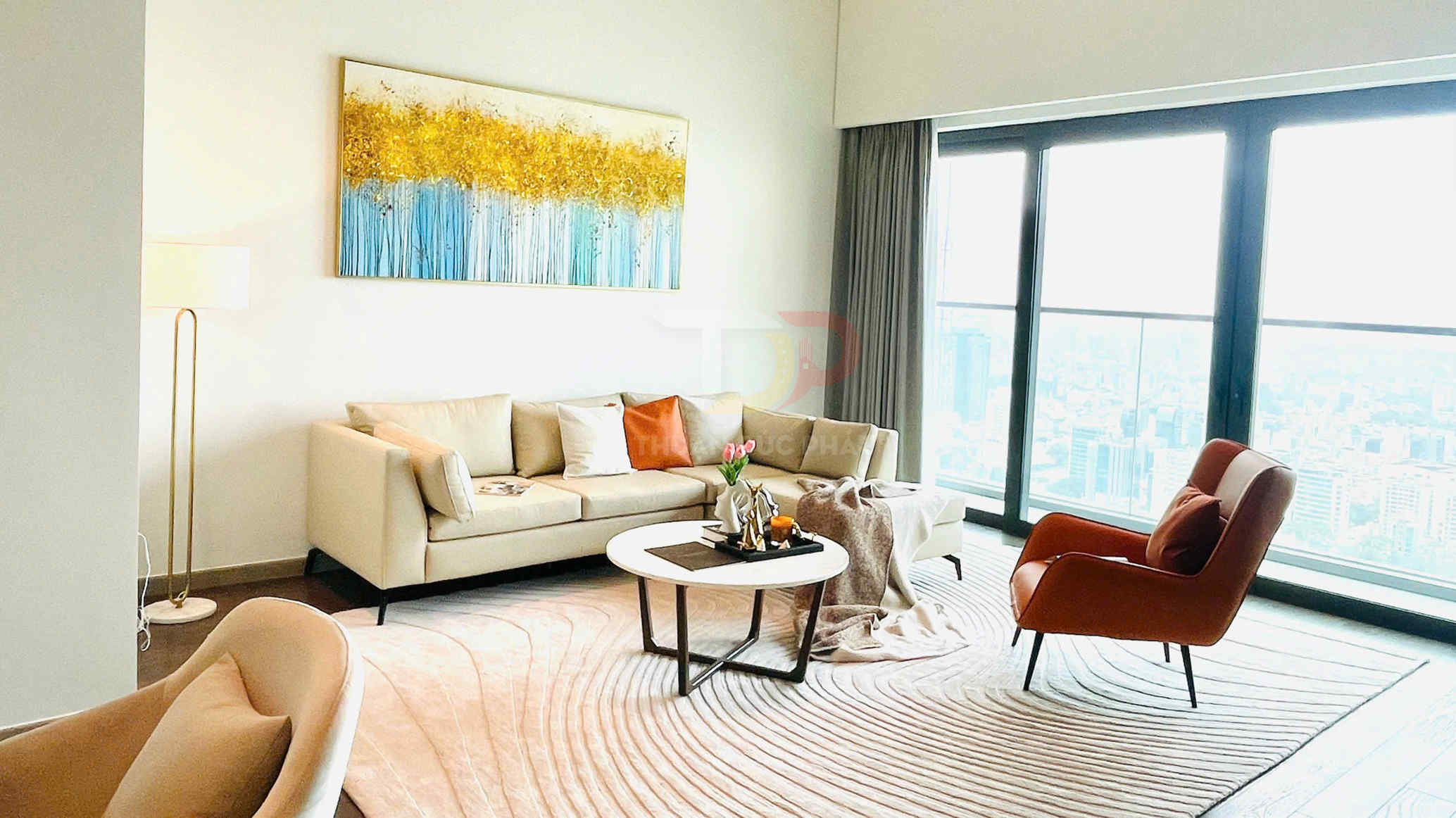 Cho thuê căn hộ Grand Marina Saigon 3 phòng ngủ 186m2 full nội thất Marriott view cầu Ba Son và Thảo Cầm Viên
