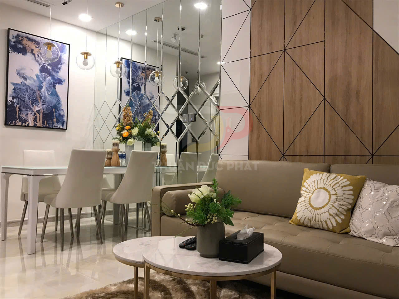 Cho thuê căn hộ Vinhomes Golden River Aqua 1 full nội thất 1 phòng ngủ view nội khu thành phố giá 23 triệu net