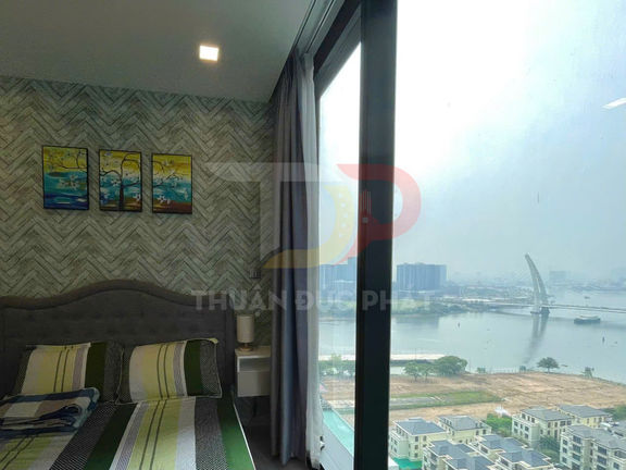 Cho Thuê Căn Hộ Aqua 2 Vinhomes Golden River 2 Phòng Ngủ Layout Dọc Giá 27 Triệu Xem Nhà Hẹn Trước