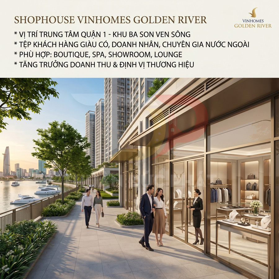Giá thuê shophouse Vinhomes Golden River có phù hợp để mở cửa hàng cao cấp?