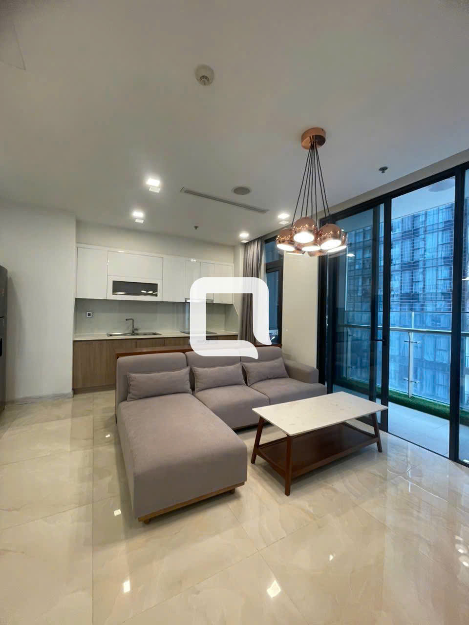 Cho thuê căn hộ Vinhomes Golden River Aqua 2 3 phòng ngủ full nội thất view sông thành phố Thảo Cầm Viên giá 36 triệu net