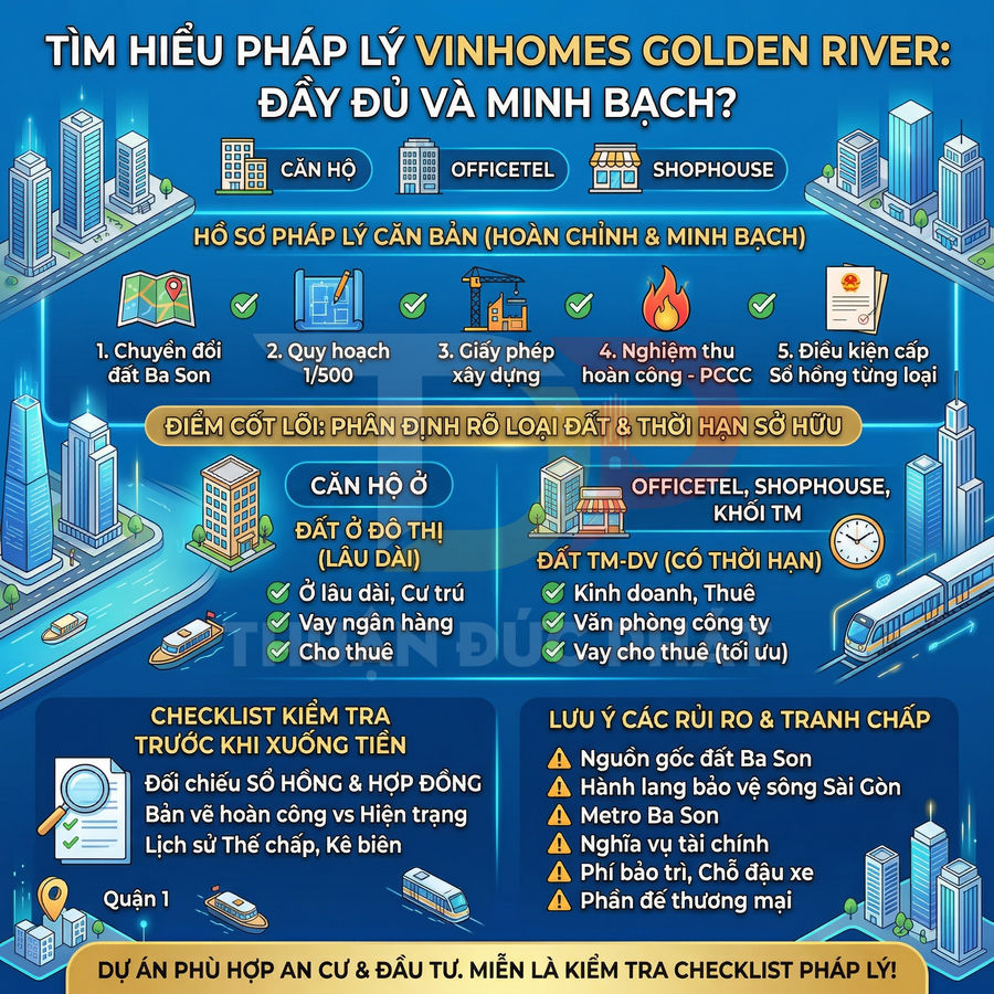 Vinhomes Golden River có đầy đủ pháp lý theo quy định hiện hành không?