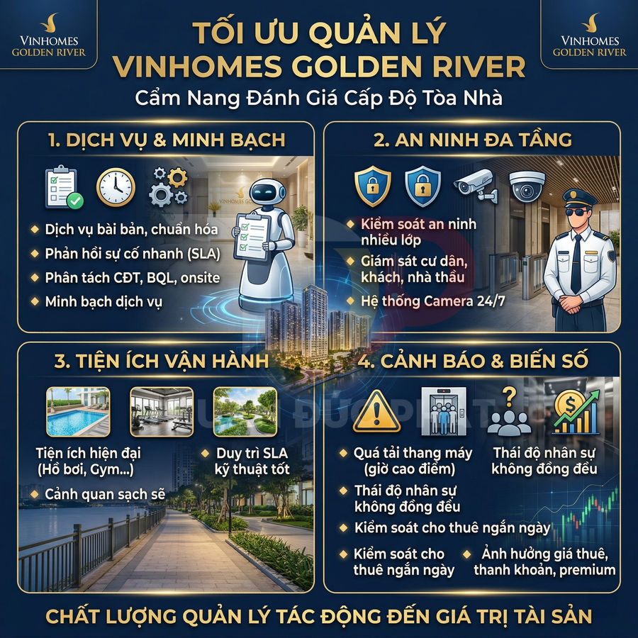 Chất lượng quản lý Vinhomes Golden River có thực sự tốt như quảng cáo?