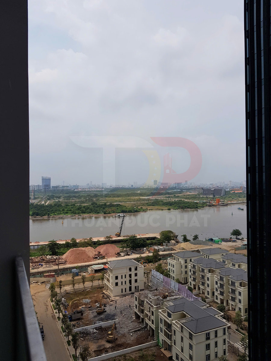 Cho thuê căn hộ Vinhomes Golden River Aqua 1 một phòng ngủ 60 mét vuông full nội thất view xéo sông và Thảo Cầm Viên