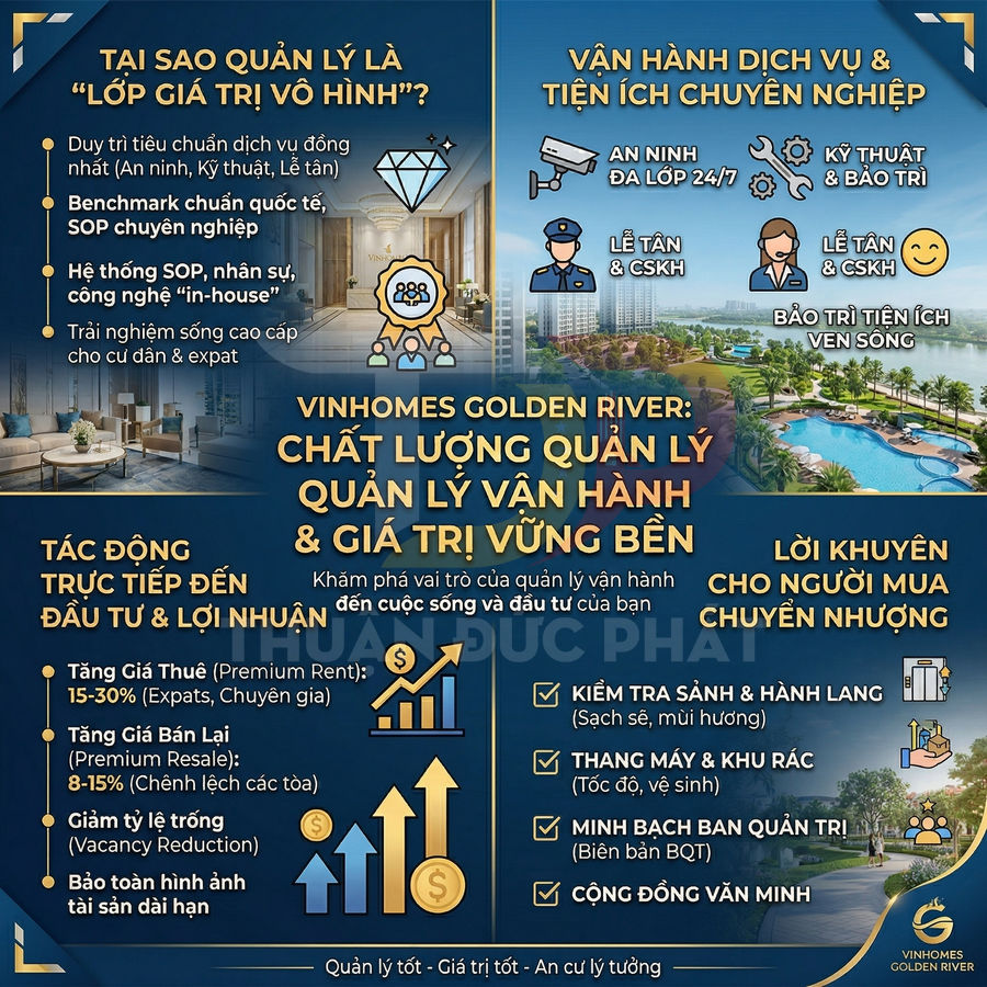 Ai quản lý vận hành Vinhomes Golden River và điều đó ảnh hưởng gì đến giá trị căn hộ?