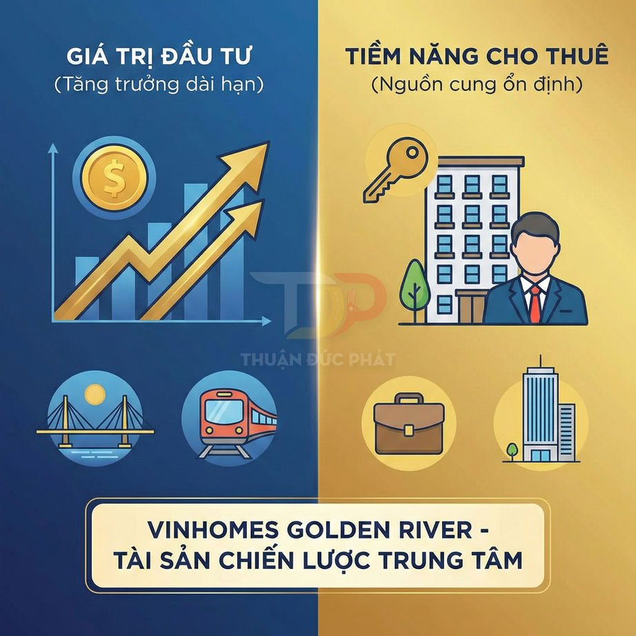 Thiết kế giới thiệu dự án Vinhomes Golden River với lợi ích đầu tư dài hạn và tiềm năng cho thuê ổn định